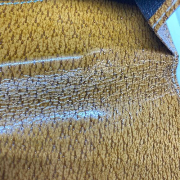 Authentic GUCCI Vintage Brown / Tan Canvas & Leather Double Sided Bifold Wallet - Picture 9 of 11